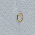Product Image 3 for Two Door Cabinet With Lattice Overlay from Worlds Away