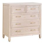 Product Image 3 for Stella 5-Drawer Light Honey Oak High Chest from Essentials for Living