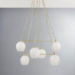 Product Image 4 for Asbury Park 6-Light Chandelier - Aged Brass from Hudson Valley