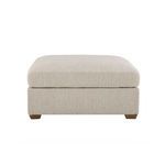 Product Image 2 for Reese Textured Oatmeal Performance Fabric Ottoman from Alder & Tweed