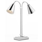 Product Image 3 for Symmetry Double Desk Lamp from Currey & Company