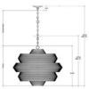 Product Image 12 for Antibes Medium White Chandelier from Currey & Company