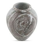 Didion Vase top view highlighting the rounded lip and interior marble texture