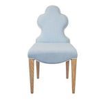 Product Image 1 for Clover Back Upholstered Performance Fabric Dining Chair from Worlds Away