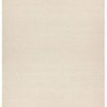 Handwoven solid beige rug with a 1/3 inch high textured braided polyester weave