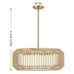 Product Image 7 for Pastis 4-Light Pendant in Warm Brass from Savoy House 
