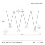 Product Image 9 for Noble Multi-Drop Chandelier from Arteriors