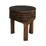 Product Image 1 for Solano Carved Stool from Creative Co-Op