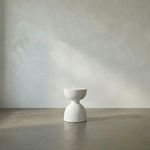 Product Image 1 for Hourglass White Fiber Cement Stool from Noir