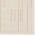 Product Image 10 for Quantum Indoor / Outdoor Striped Cream / Beige Rug 18" x 18" from Jaipur 