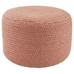 Product Image 4 for Santa Rosa Indoor/ Outdoor Blush Cylinder Pouf from Jaipur 