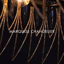 Product Image 9 for Marquise Gold Chandelier from Currey & Company