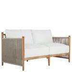 Pacifica Loveseat in outdoor setting with greenery in the background