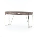 Product Image 6 for Shagreen Desk Stainless - Brown Shagreen from Four Hands