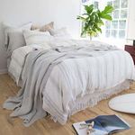 Product Image 4 for Venice Linen Oversized Throw Blanket - Ocean from Pom Pom at Home
