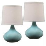 Product Image 1 for Uttermost Gabbiano Pale Blue Lamps, S/2 from Uttermost