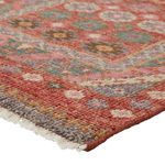 Product Image 7 for Anwen Hand-Knotted Floral Red/ Pink Rug from Jaipur 