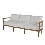 Santa Barbara Natural N-dura sofa shown from right side angle highlighting armrest and cushions
