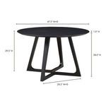 Product Image 9 for Godenza Round Dining Table from Moe's