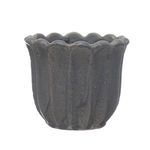 Product Image 2 for Daisy Round Stoneware Flower Shaped Planter from Creative Co-Op