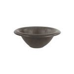 Dark grey Bosque stoneware cereal bowl with wide rim and smooth matte finish, made in Portugal