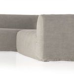 Product Image 5 for Ainsworth Modern Slipcover 2-Piece Sectional - Broadway Stone from Four Hands