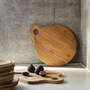 Product Image 3 for Natural Wooden Round Base Cutting Board from BIDKHome