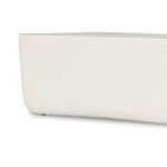 Product Image 7 for Basil Outdoor Large Rectangle Aluminum Coffee Table - Matte White Cast Aluminum from Four Hands