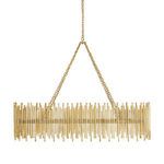 Product Image 10 for Prescott Oval Gold Leaf Iron Chandelier from Arteriors