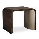 Product Image 1 for Brown Wood Modern Irregular Streamline End Table from Caracole