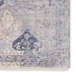 Product Image 3 for Rune Trellis Gray/ Navy Rug from Jaipur 
