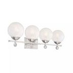 Product Image 3 for Medina Satin Nickel 4 Light Bath from Savoy House 