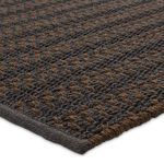 Product Image 2 for Elmas Handmade Indoor/Outdoor Striped Gray/Brown Rug from Jaipur 