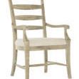 Rustic Patina Ladderback Arm Chair image 1