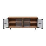 Product Image 2 for Institution Media Unit In Natural Wood Tone And Black from Elk Home