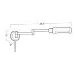 Product Image 5 for Noble Steel Swing Arm Task Sconce - Polished Nickel from Regina Andrew Design