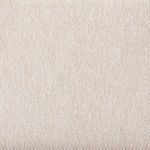 Close-up showing detailed texture of tightly woven ecru upholstery fabric