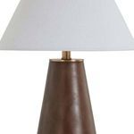 Product Image 4 for Milo Brown Leather Table Lamp from Gabby
