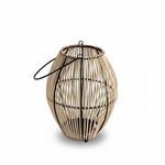 Product Image 5 for Natural Lantern Iron & Bamboo Dia 9" from BIDKHome