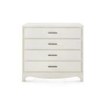 Barrett dresser front view showing four equal-width drawers and arched base