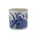 Product Image 2 for Blue & White Orchid Pot Bird Floral Motif from Legend of Asia
