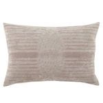 Product Image 4 for Bev Light Gray/ Silver Geometric Lumbar Pillow from Jaipur