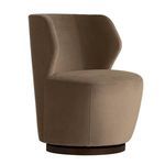 Product Image 1 for Poppy Swivel Chair Cocoa Performance Velvet from Arteriors