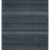 Adler Tribal Dark Blue/Ivory rug with horizontal fine-lined grass patterns in dense wool and viscose pile