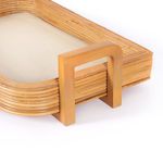 Product Image 10 for Claire Serving Tray Honey Rattan from Four Hands