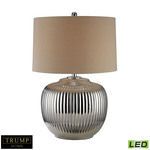 Product Image 1 for Trump Home Oversized Ribbed Ceramic Table Lamp In Silver from Elk Home