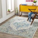Product Image 5 for Chester Aqua / Yellow Rug from Surya