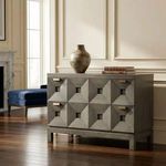 Product Image 6 for Large Greige Walnut Musashi 2 Drawer Console from Noir