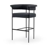 Product Image 12 for Carrie Fiqa Boucle Black Bar Stool from Four Hands