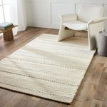 Product Image 5 for Lagom Handmade Solid Ivory Area Rug from Jaipur 
